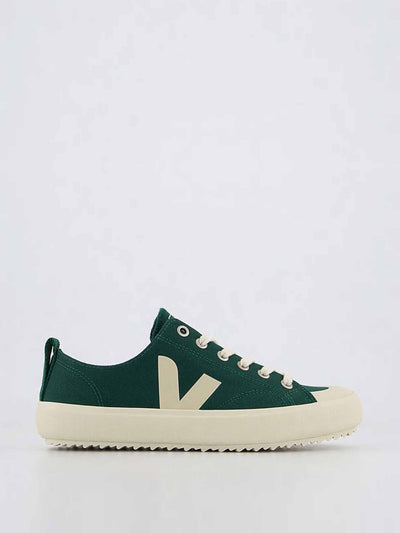 Veja Nova green trainers at Collagerie