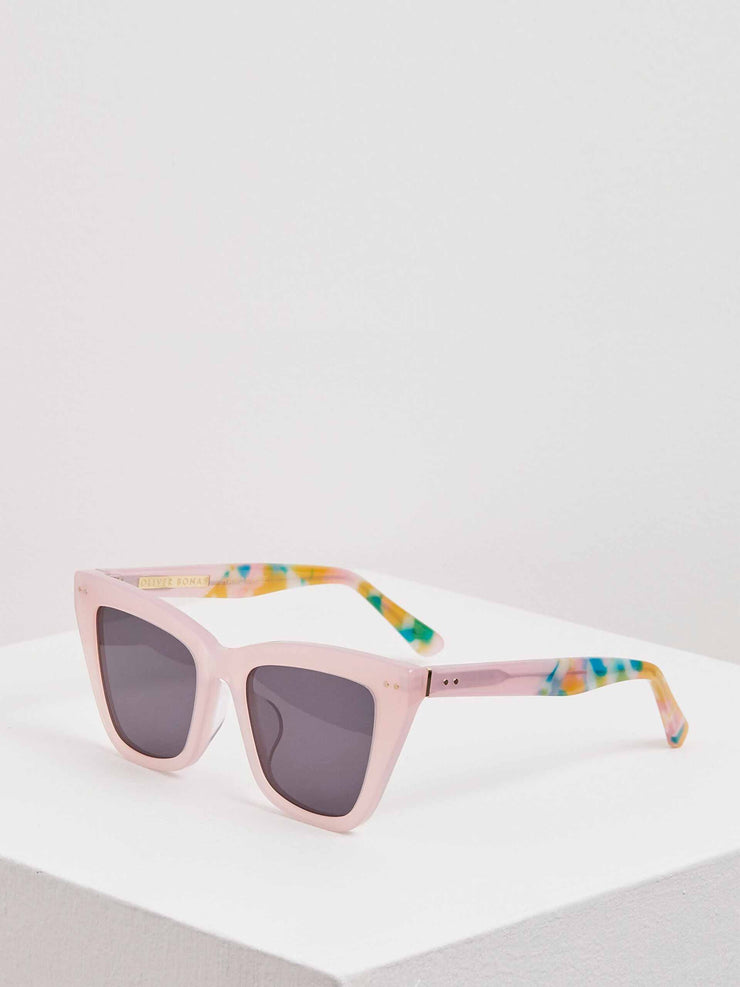 Cat eye pink sunglasses