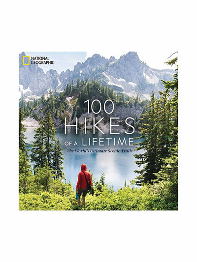 Kate Siber 100 Hikes Of A Lifetime hardcover book at Collagerie