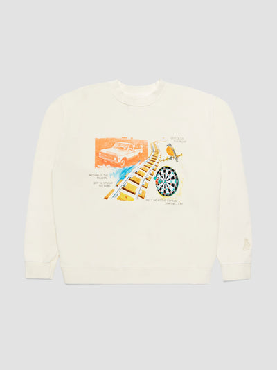 One Of These Days Printed crewneck sweatshirt at Collagerie