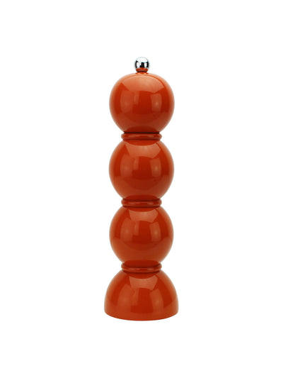 Addison Ross Orange lacquer bobbin salt/pepper grinder at Collagerie