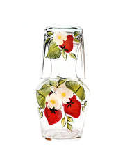 Strawberry carafe and tumbler