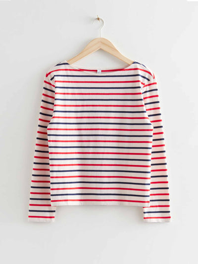 & Other Stories Striped long sleeve t-shirt at Collagerie