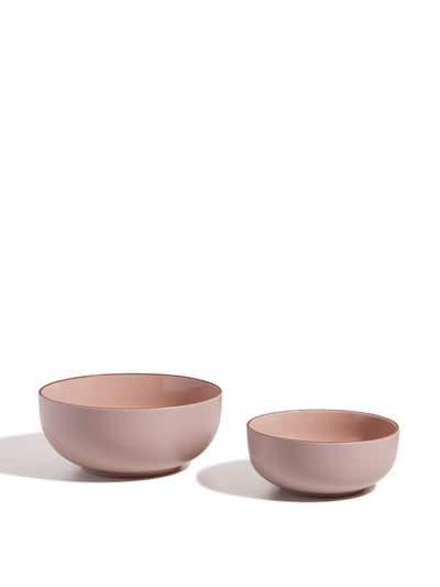 Our Place Ceramic gather bowls in warm, dusky pink at Collagerie