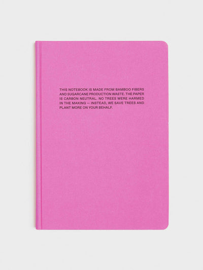 Pangaia Pink notebook at Collagerie