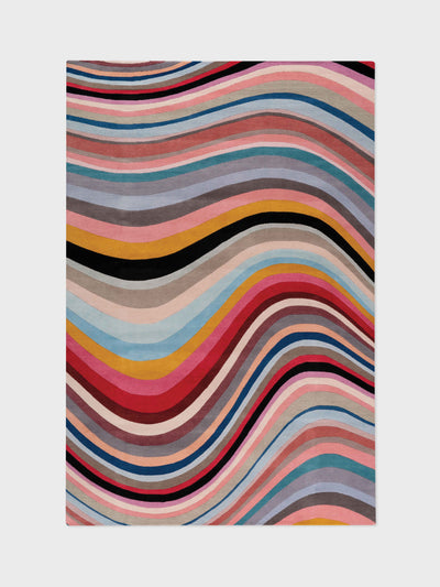 Paul Smith for The Rug Company Multicolour swirl rug at Collagerie