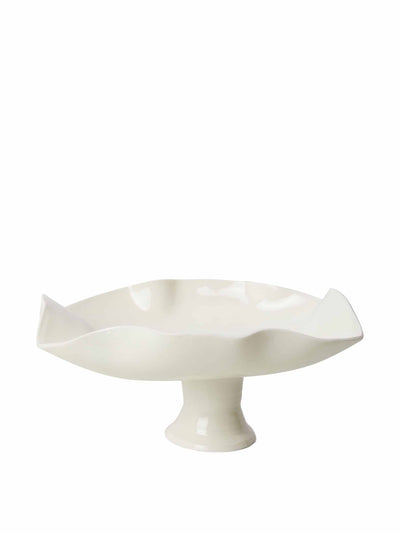 Joanna Ling Ceramics Porcelain pedestal bowl at Collagerie