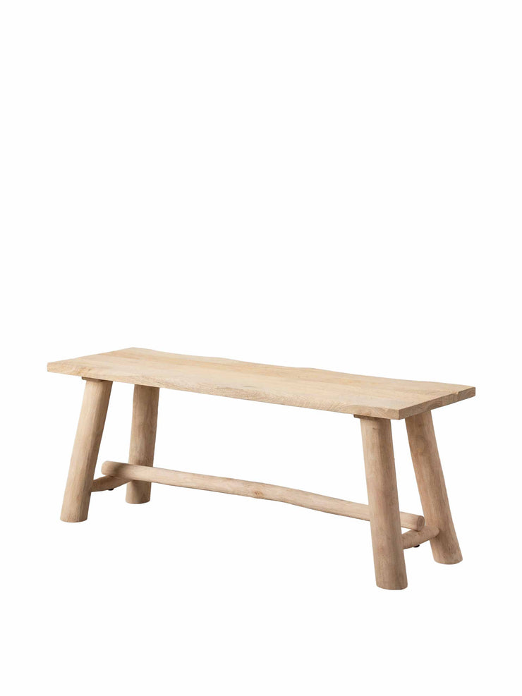 Small rustic bench