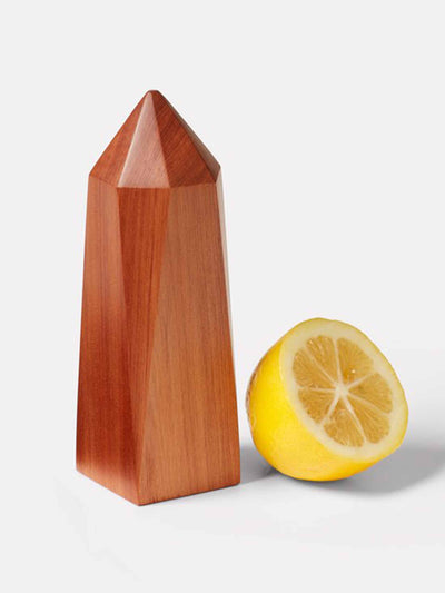 Permanent Collection Wooden citrus juicer at Collagerie