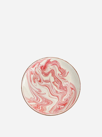 Arbala Pink swirl small plate at Collagerie