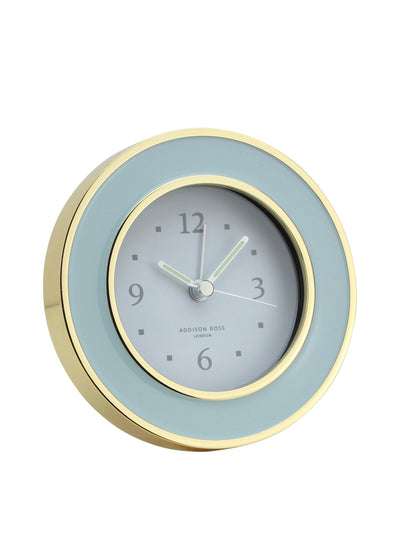 Addison Ross Blue and gold alarm clock at Collagerie