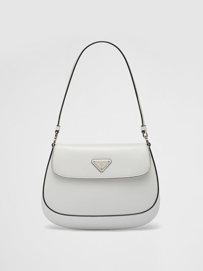 Prada Cleo brushed leather shoulder bag at Collagerie