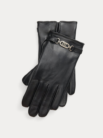 Polo Ralph Lauren Sheepskin tech gloves at Collagerie