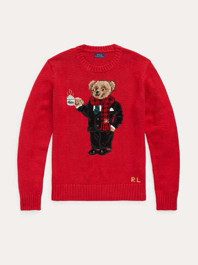 Polo Ralph Lauren Polo bear with coffee jumper at Collagerie