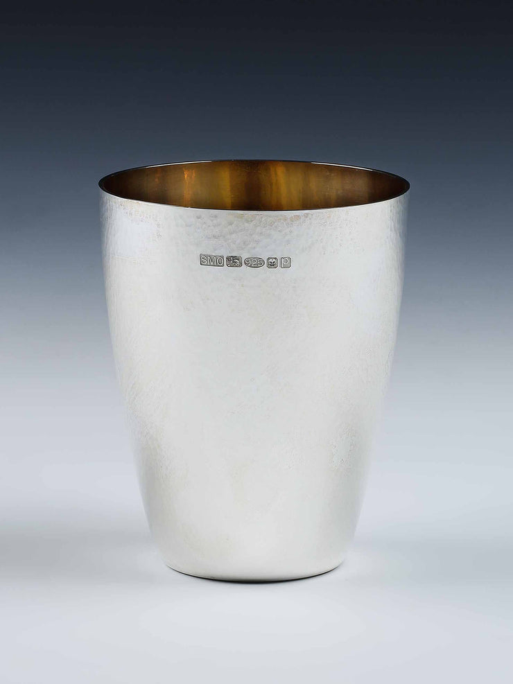 Silver tumbler cup
