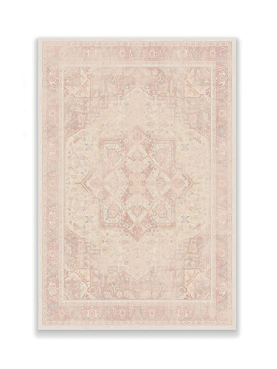 Ruggable Antique style rug in soft pink at Collagerie