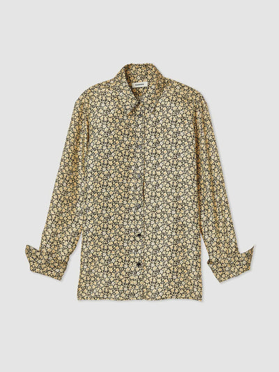 Sandro Floral silk shirt at Collagerie