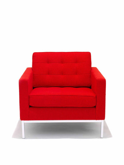 Florence Knoll Red lounge chair at Collagerie