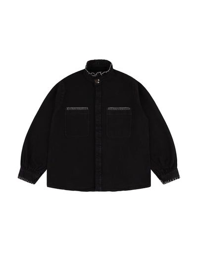 Seventy + Mochi Pablo jacket in black denim at Collagerie