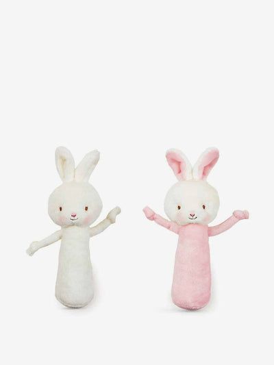 Bunnies by the bay Soft rattle bunny toy at Collagerie