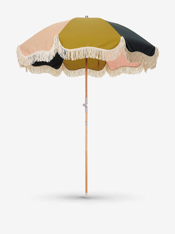 Multi-coloured canopy umbrella