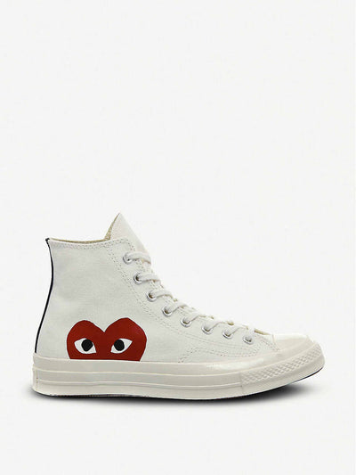 Comme Des Garçons Play X Converse 70s canvas high-top trainers at Collagerie