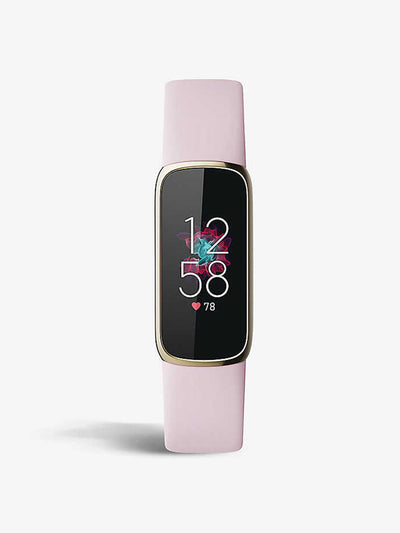 Fitbit Pink luxe smart watch at Collagerie