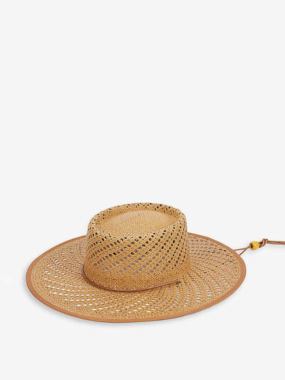 Lack Of Color Straw fedora hat at Collagerie
