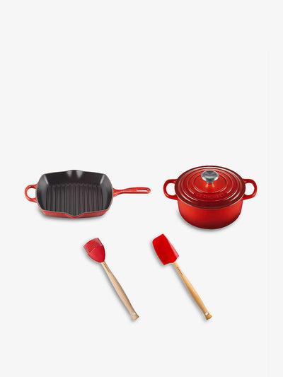 Le Creuset Signature cast iron 4-piece cookware set at Collagerie