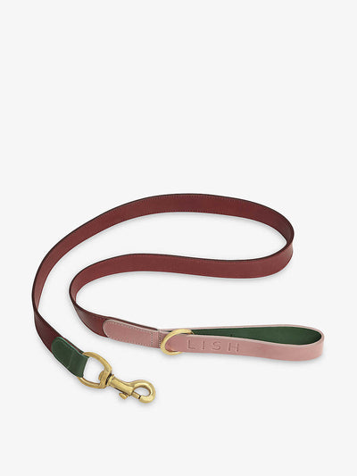 Lish Walter small leather dog lead at Collagerie