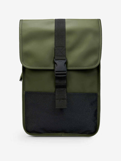 Rains Green shell backpack at Collagerie