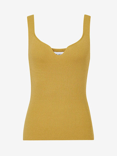 Reiss Sweetheart neckline woven vest top at Collagerie