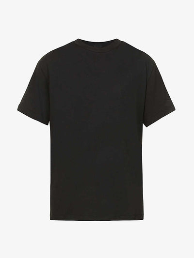 SKIMS Oversized stretch-jersey black t-shirt at Collagerie