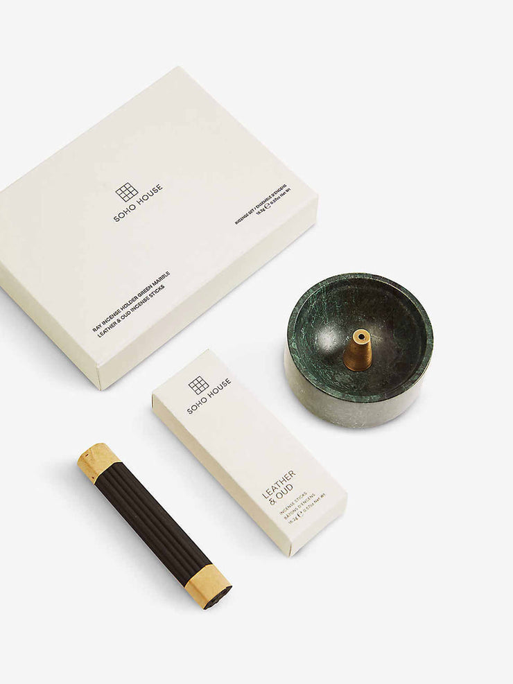 Incense kit with marble holder