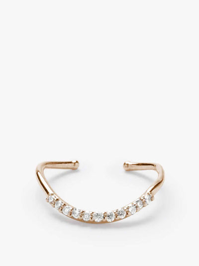 The Alkemistry Small 18kt rose-gold and diamond single ear cuff at Collagerie