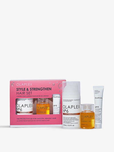 Olaplex Style and strengthen hair set at Collagerie