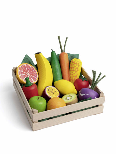 ERZI Fruit and vegetable toy box at Collagerie