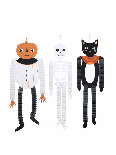 Meri Meri Fold-out Halloween character decorations (set of 3) at Collagerie