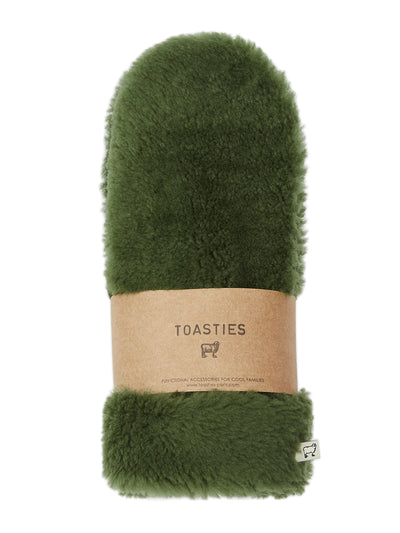 Toasties x Hundred Pieces Merino sheepskin mittens at Collagerie