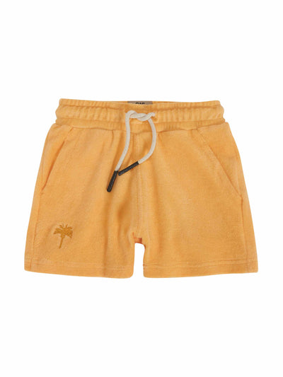Oas Company Orange terry cloth shorts at Collagerie