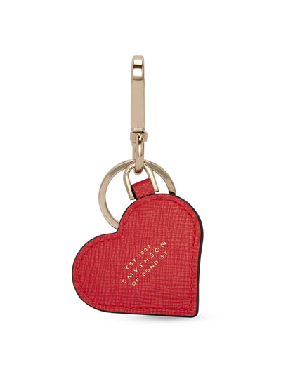 Smythson Red heart keyring at Collagerie