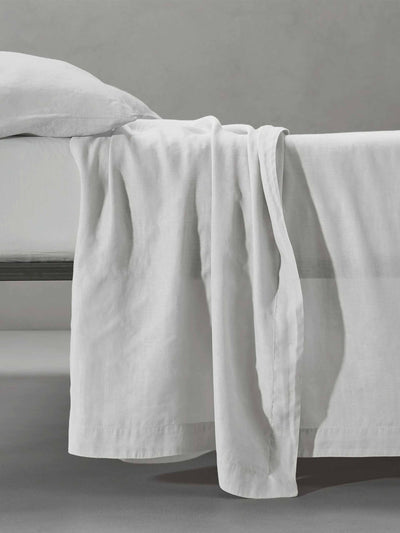 Society Limonta White bed sheets at Collagerie