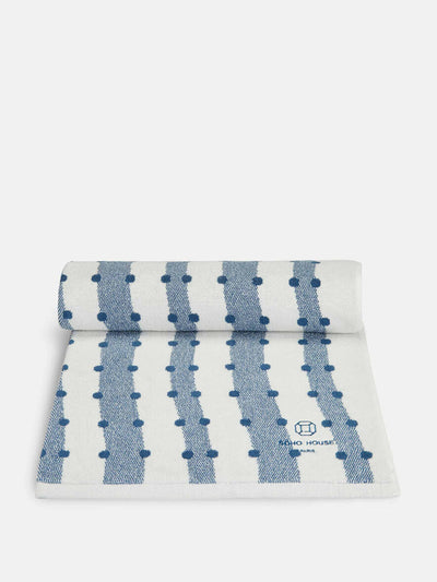 Soho Home Striped pool towel at Collagerie