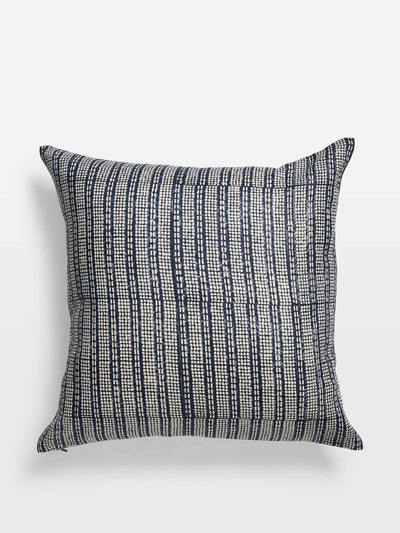 Soho Home Square navy cushion at Collagerie