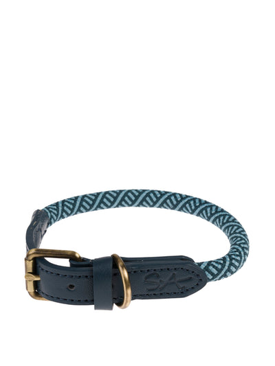 Sophie Allport Teal rope collar at Collagerie