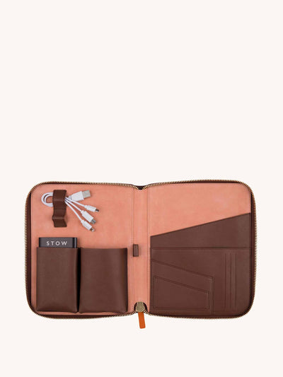 Stow London First class leather tech case at Collagerie