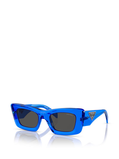 Prada Clear blue sunglasses at Collagerie