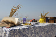 Blue and white set of 4 napkins