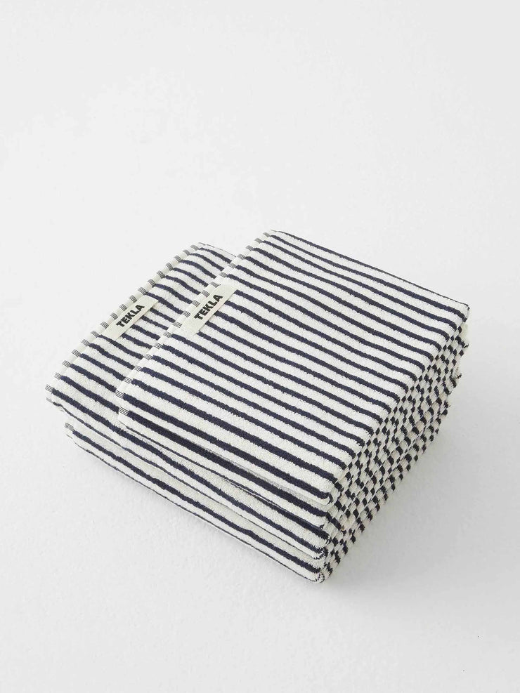 Striped cotton towels