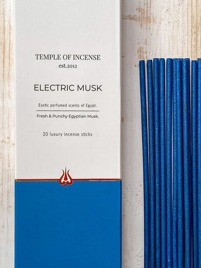 Temple of Incense Electric Musk incense sticks at Collagerie